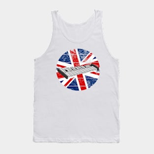 Xylophone UK Flag Britain Xylophonist Percussionist British Musician Tank Top